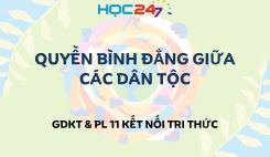 Bài 11: Quyền bình đẳng giữa các dân tộc