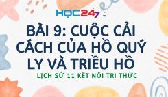 Bài 9: Cuộc cải cách của Hồ Quý Ly và triều Hồ