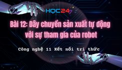 Bài 12: Dây chuyền sản xuất tự động với sự tham gia của robot