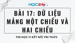 Bài 17: Dữ liệu mảng một chiều và hai chiều
