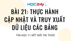 Bài 21: Thực hành cập nhật và truy xuất dữ liệu các bảng