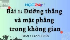 Bài 1: Đường thẳng và mặt phẳng trong không gian