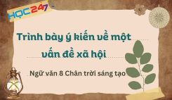 Soạn bài Trình bày ý kiến về một vấn đề xã hội - Ngữ văn 8 Tập 1 Chân Trời Sáng Tạo