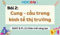 Bài 2: Cung - cầu trong kinh tế thị trường