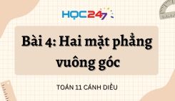 Bài 4: Hai mặt phẳng vuông góc