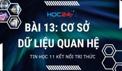 Bài 13: Cơ sở dữ liệu quan hệ