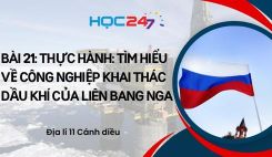 Bài 21: TH: Tìm hiểu về công nghiệp khai thác dầu khí của Liên bang Nga