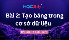 Bài 2: Tạo bảng trong cơ sở dữ liệu