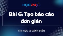 Bài 6: Tạo báo cáo đơn giản