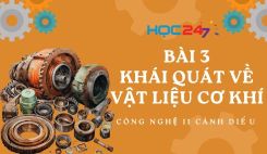 Bài 3: Khái quát về vật liệu cơ khí