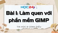 Bài 1: Làm quen với phần mềm GIMP