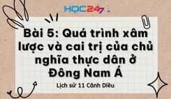 Bài 5: Quá trình xâm lược và cai trị của chủ nghĩa thực dân ở Đông Nam Á