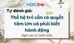 Tự đánh giá: Thế hệ trẻ cần có quyết tâm lớn và phải biết hành động