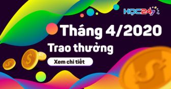 DANH SÁCH NHẬN THƯỞNG THÁNG 4