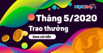 DANH SÁCH NHẬN THƯỞNG THÁNG 5