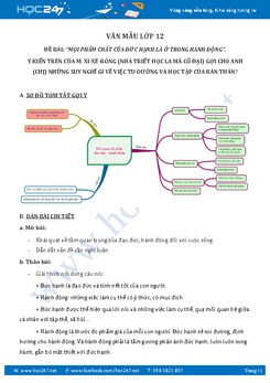 Nghị luận xã hội mối quan hệ giữa đạo đức và hành động