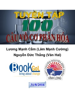 100 câu vô cơ phân hóa kì thi THPT QG môn Hóa có lời giải