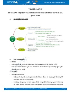 Bức tranh thiên nhiên trong bài thơ Tây Tiến của Quang Dũng