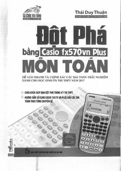 Đột phá bằng Casio fx570VN Plus môn Toán - Thái Duy Thuận