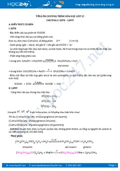 4 Mức độ Nhận biết - Thông hiểu - Vận dụng - Vận dụng cao Hóa học 12 có đáp án