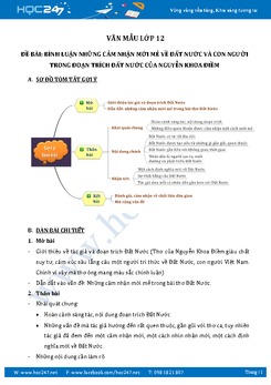 Cảm nhận mới mẻ về đất nước và con người trong Đất Nước