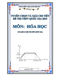 20 Đề thi thử THPT Quốc Gia môn Hóa có lời giải chi tiết