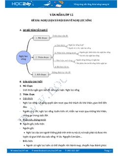 Nghị luận xã hôi bàn về nghị lực sống của con người