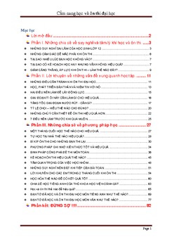 Cẩm nang học và ôn thi THPT Quốc gia - Nguyễn Viết Thủy