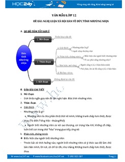 Nghị luận bàn về đức tính nhường nhịn trong xã hội hiện nay