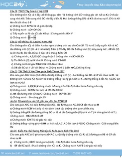 Một số bài hình học ôn thi tuyển sinh lớp 10 có lời giải (Phần 2)