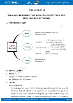 Phân tích anh hùng Đăm Săn trong Chiến thắng Mtao Mxây