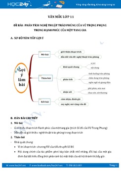 Nghệ thuật trào phúng trong Hạnh phúc một tang gia