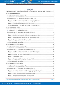 Phương pháp giải các dạng toán phép dời hình và phép đồng dạng trong mặt phẳng - Trần Đình Cư