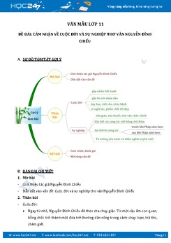 Cảm nhận về cuộc đời và sự nghiệp thơ văn Nguyễn Đình Chiểu