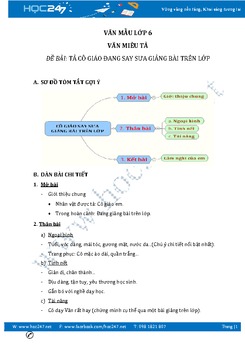 Tả cô giáo đang say sưa giảng bài trên lớp