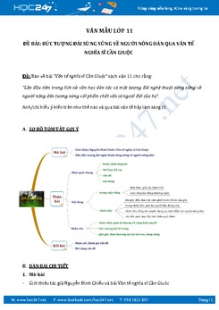 Bức tượng đài người nông dân qua Văn tế nghĩa sĩ Cần Giuộc