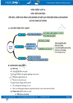 Kể lại câu chuyện Ông lão đánh cá và con cá vàng