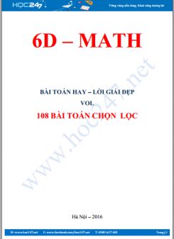 108 bài toán Tiếng anh chọn lọc