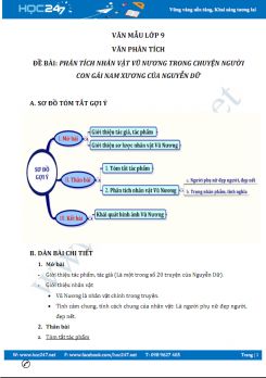 Phân tích nhân vật Vũ Nương trong Chuyện người con gái Nam Xương