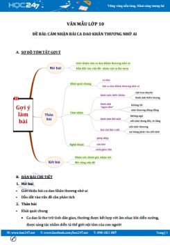 Cảm nhận bài ca dao Khăn thương nhớ ai