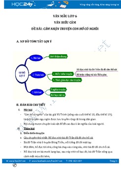 Phát biểu cảm nghĩ truyện Con hổ có nghĩa của Vũ Trinh