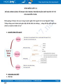 Bình giảng đoạn văn trong Chữ người tử tù của Nguyễn Tuân