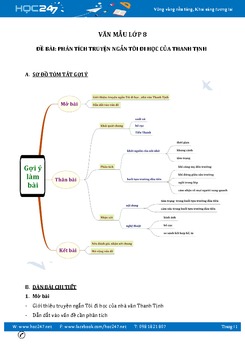 Phân tích truyện ngắn Tôi đi học của Thanh Tịnh