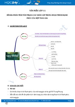 Phân tích tâm trạng các nhân vật trong đoạn trích Hạnh phúc của một tang gia