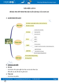 Thuyết minh truyện ngắn Lão Hạc của Nam Cao