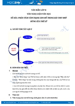 Phân tích tâm trạng của con hổ trong bài thơ Nhớ rừng