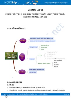 Phân tích bi kịch bị cự tuyệt quyền làm người trong truyện ngắn Chí Phèo của Nam Cao