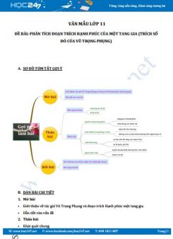 Phân tích đoạn trích Hạnh phúc của một tang gia (trích Số đỏ của Vũ Trọng Phụng)