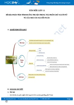 Phân tích tình huống truyện trong tác phẩm Chữ người tử tù của nhà văn Nguyễn Tuân