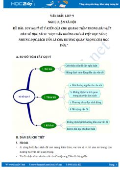 Suy nghĩ về câu nói của Chu Quang Tiềm về đọc sách và học vấn